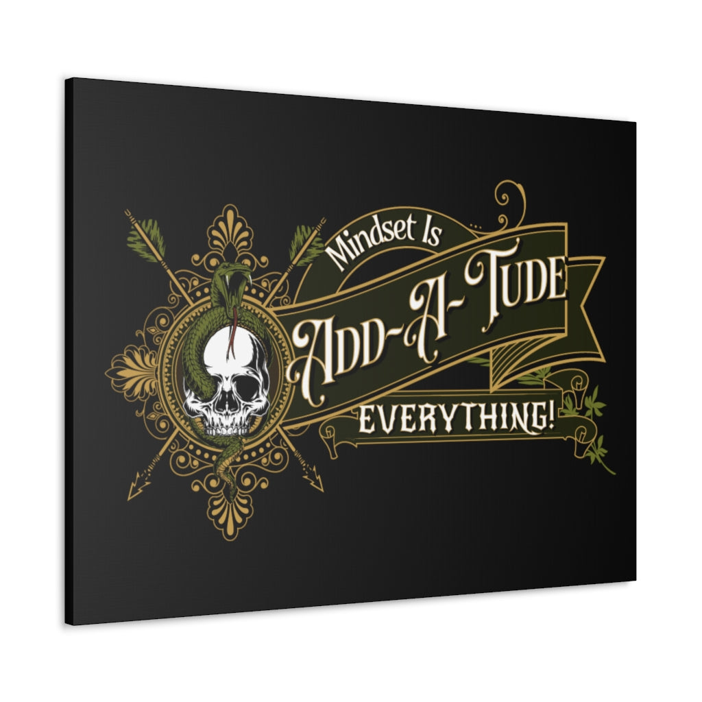 Add-A-Tude - Mindset is everything ~ High Quality, Canvas Wall Art That Exudes Advance Dynamix Add-A-Tude
