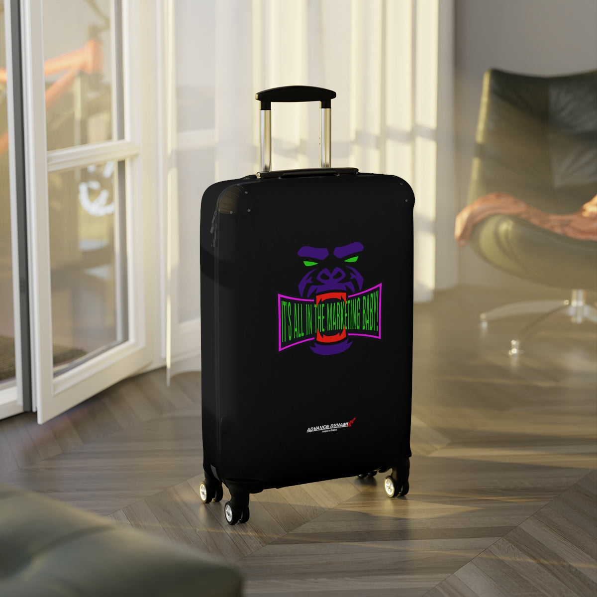 It's All In The Marketing Baby - Luggage Covers Infused with Advance Dynamix Add-A-Tude - Tell the world!