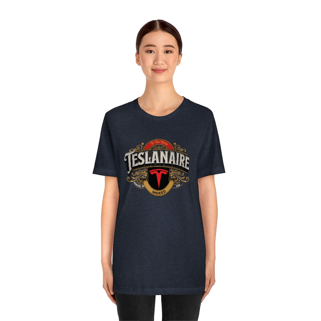 Teslanaire ~ Super-comfortable, Unisex Short Sleeve T shirt With Add-A-Tude