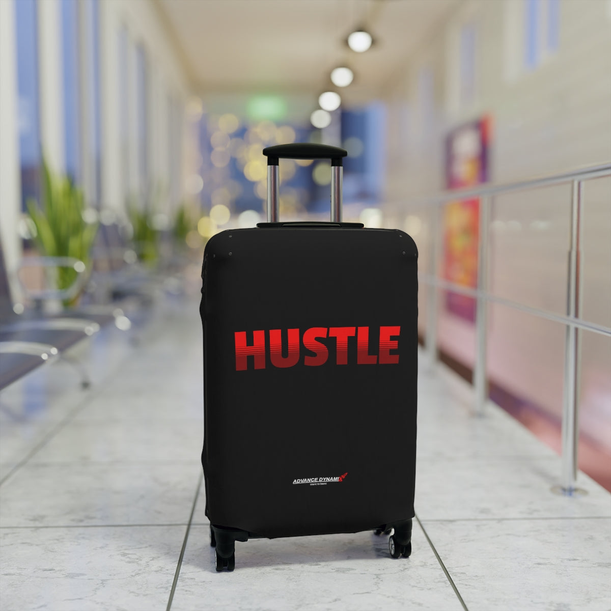 HUSTLE - Luggage Covers Infused with Advance Dynamix Add-A-Tude - Tell the world!