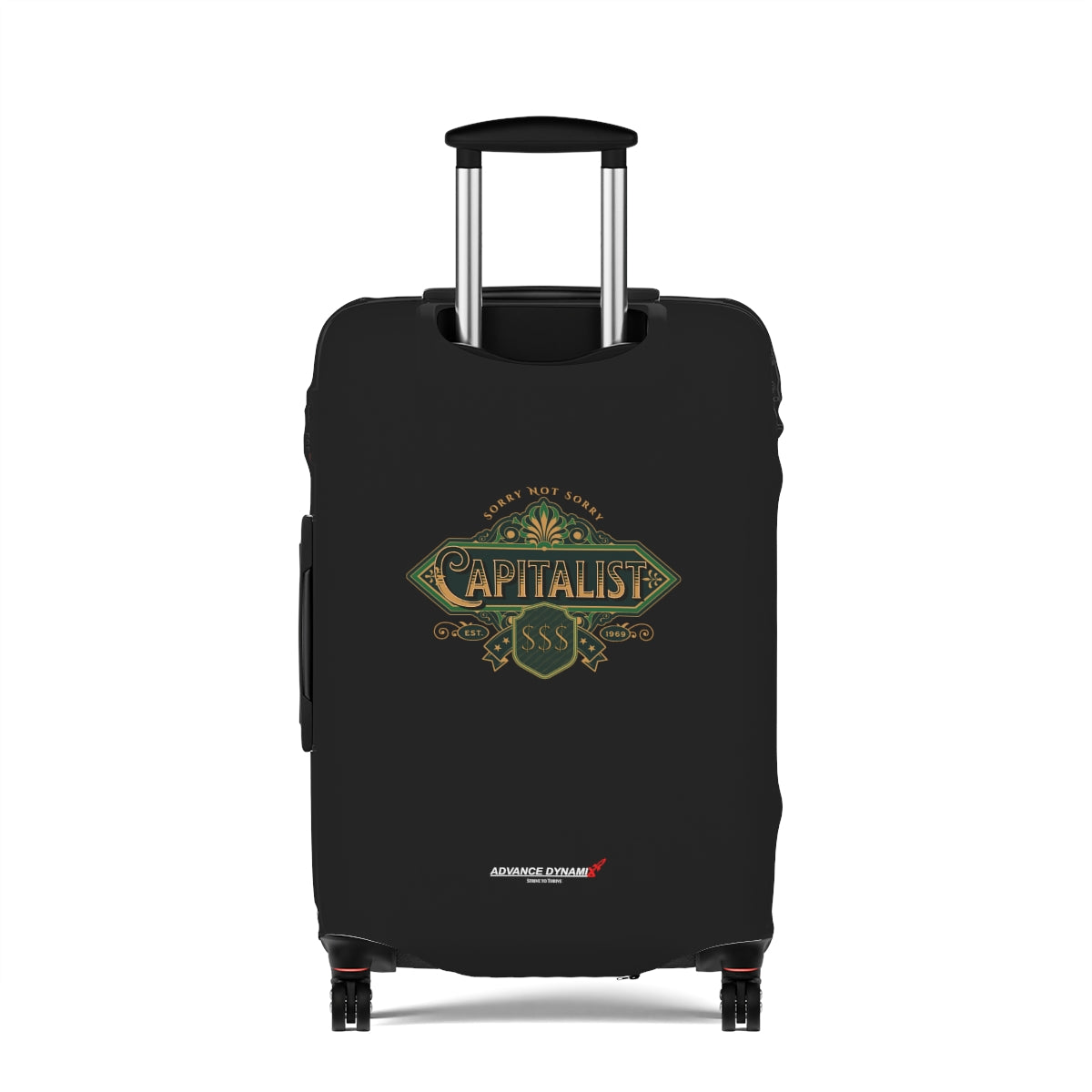 Capitalist - Sorry not sorry - Luggage Covers Infused with Advance Dynamix Add-A-Tude - Tell the world!