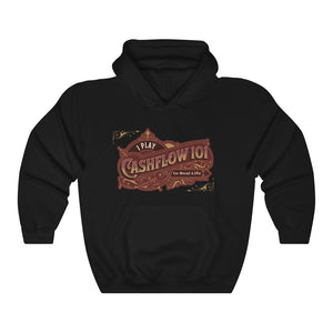 Open image in slideshow, I Play Cashflow 101 In Real Life ~ Super-comfortable, Unisex heavy-blend hoodie infused with Advance Dynamix Add-A-Tude
