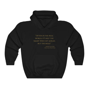Open image in slideshow, &quot;Often in the real world, it&#39;s not the smart who get ahead, but the...&quot; ~Robert Kiyosaki, Rich Dad, Poor Dad ~ Super-comfortable, Unisex heavy-blend hoodie infused with Advance Dynamix Add-A-Tude
