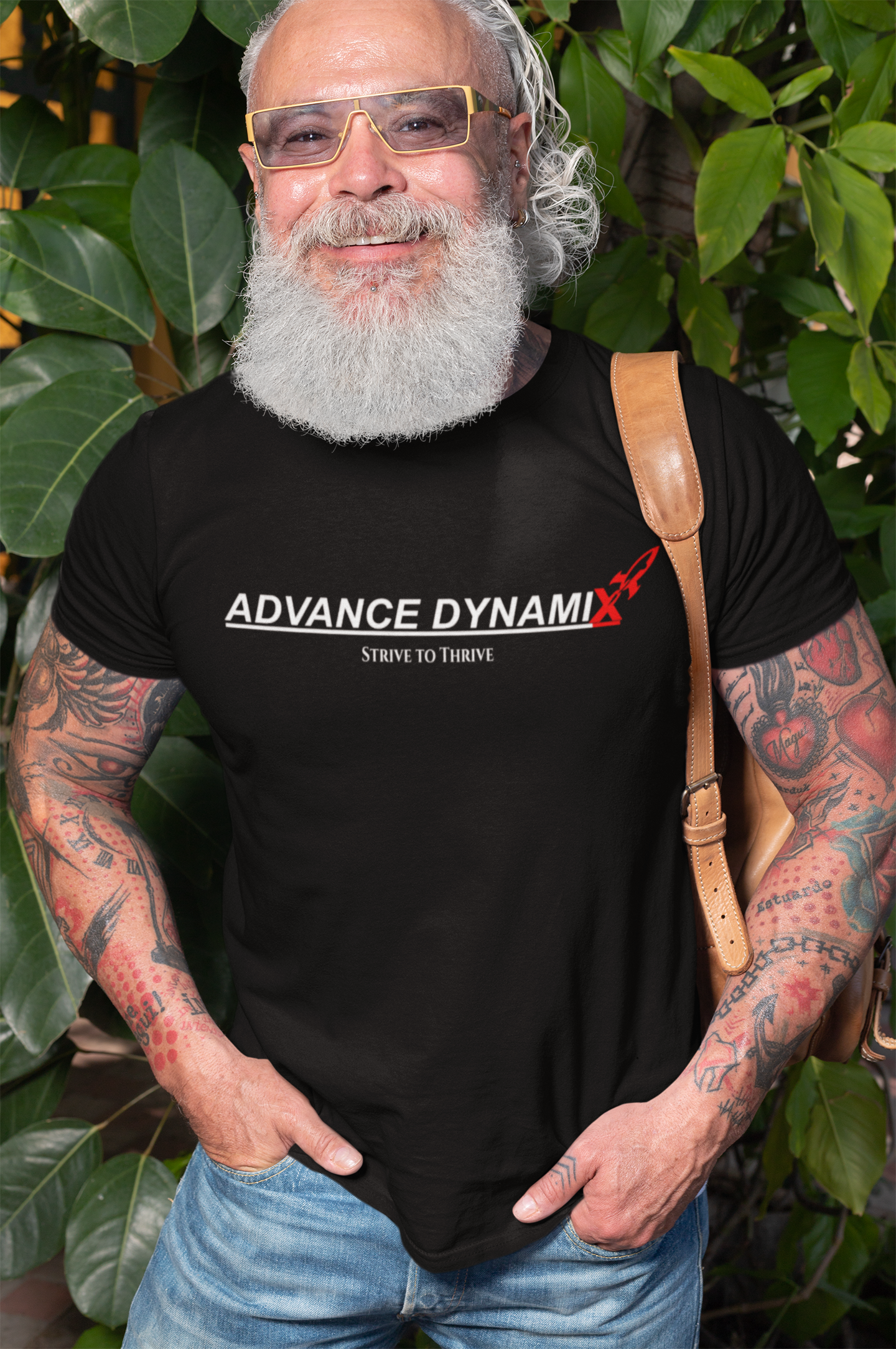 Advance Dynamix - Strive to Thrive ~ Super-comfortable, Unisex Short Sleeve T shirt With Add-A-Tude