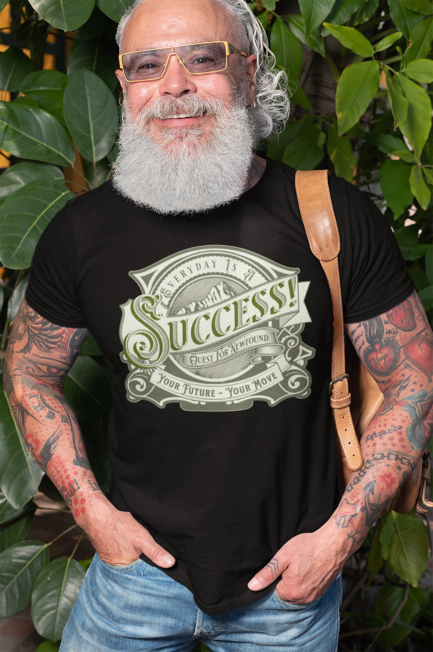 Everyday Is A Quest For Newfound Success! ~ Super-comfortable, Unisex Short Sleeve T shirt With Add-A-Tude