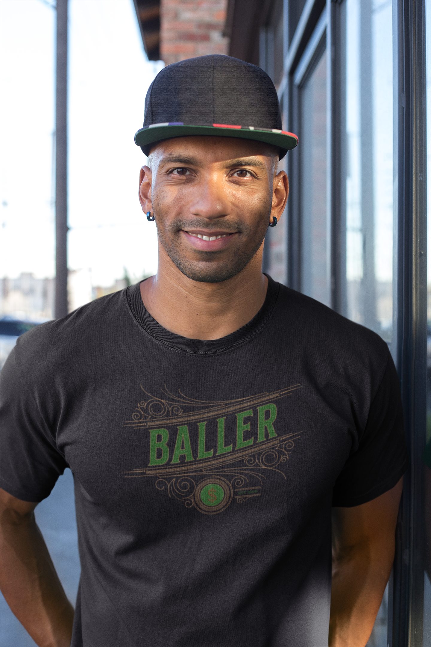 BALLER ~ Super-comfortable, Unisex Short Sleeve T shirt With Add-A-Tude